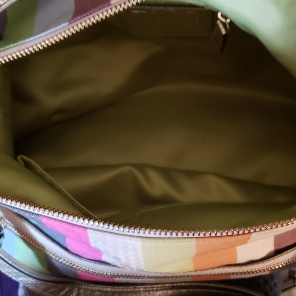 COACH POPPY Stripe Handbag set - Picture 3 of 5